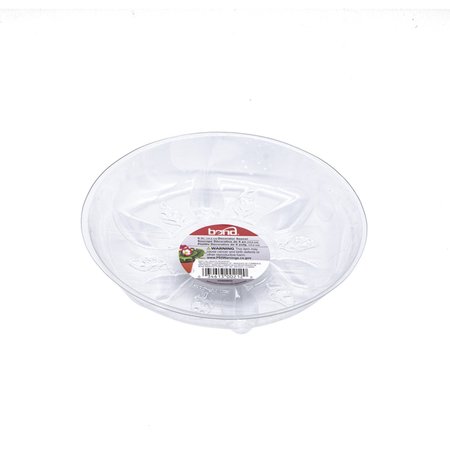 BOND MANUFACTURING 6 in. D Plastic Plant Saucer Clear CVS006HD